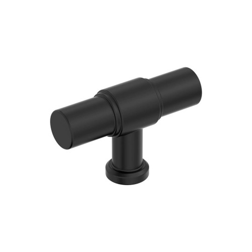 AMEROCK Faircrest 2" Length Wrapped Bar Knob Cabinet Pull in Matte Black