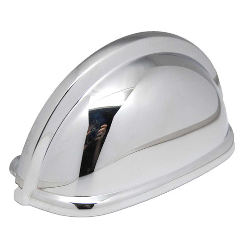 AMEROCK Cup Pulls 3" Centers Cup Pull in Polished Chrome