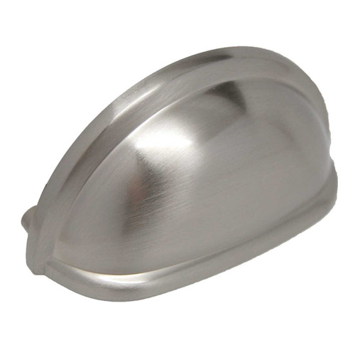 AMEROCK Cup Pulls 3" Centers Cup Pull in Satin Nickel