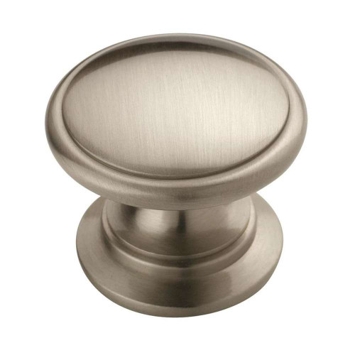 AMEROCK Ravino 1-1/4" Diameter Cabinet Knob in Satin Nickel