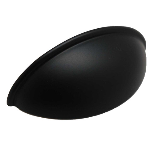 AMEROCK Cup Pulls 2-1/2" Centers Cup Pull in Flat Black