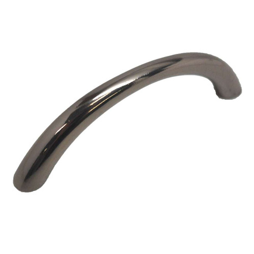 AMEROCK 3-3/4" Centers Arch Cabinet Pull in Light Black Nickel