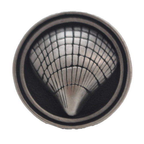 LIBERTY Seaside Cottage 1-7/16" Round Cockleshell Cabinet Knob - Brushed Satin Pewter PBF658-BSP-C1