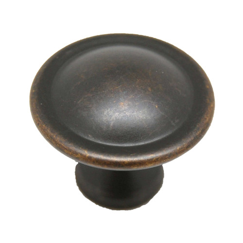 CENTURY Builder's Choice 1-1/8" Round Cabinet Knob - German Bronze 05239-GB