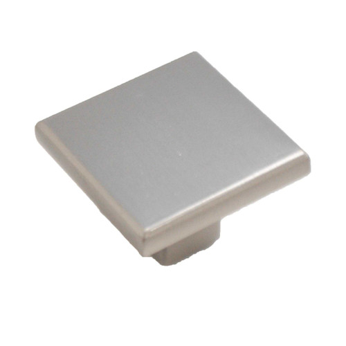 HICKORY Heritage Designs Tempo 1-3/16" Square Cabinet Knob in Satin Nickel
