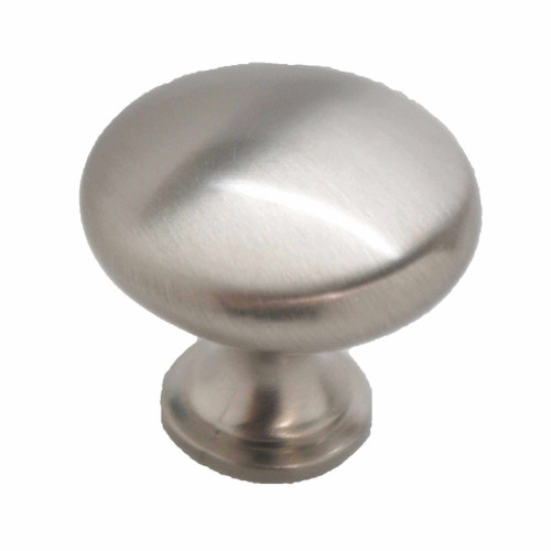 AMERFIT Silverline 1-3/16" Diameter Mushroom Cabinet Knob in Satin Nickel