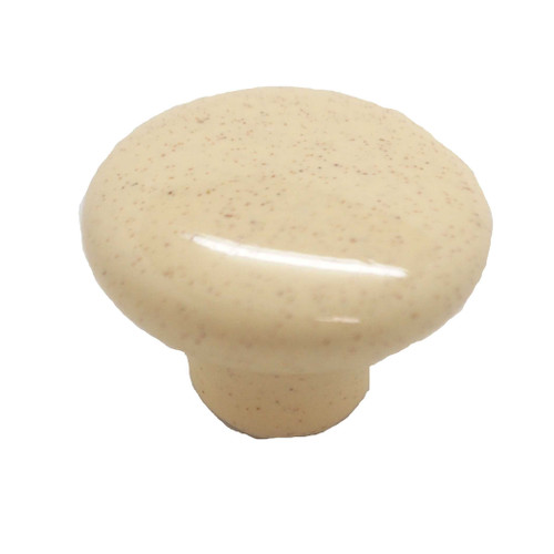 BELWITH 1-1/2" Ceramic Round Cabinet Knob - Oatmeal P29-OM