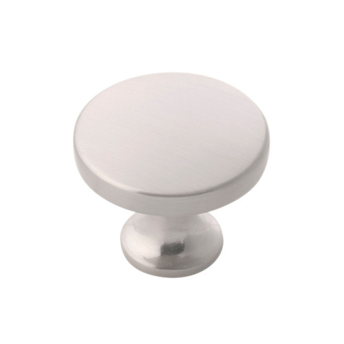 HICKORY Forge 1-3/8" Diameter Cabinet Knob in Satin Nickel