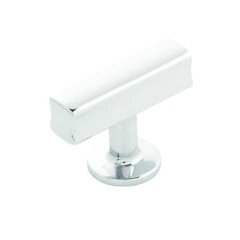 HICKORY Woodward 1-15/16" Long Rectangle T-Knob in Chrome