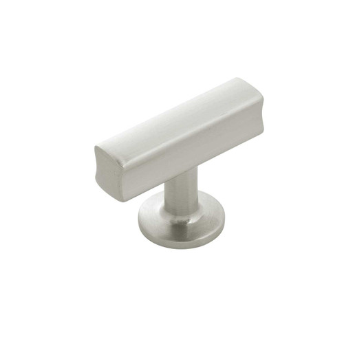 HICKORY Woodward 1-15/16" Long Rectangle T-Knob in Satin Nickel