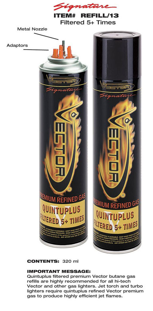 Vector Butane 320ml - CigarToyz.com