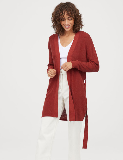 Wrap-front Cardigan