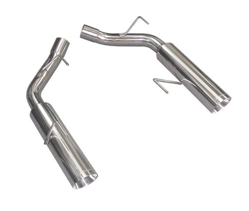 Pypes Exhaust 2005-2010 Mustang GT Pype Bomb Series Axle Back Exhaust System  Split Rear Dual Exit Incl Axle back Pipe 4 in Polished Tips Hardware Polished Finish 304 Stainless Steel