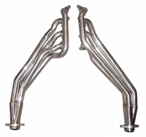 Exhaust Header Long Tube 15-17 Mustang Hardware Included Polished 304 Stainless Steel Header Pypes Exhaust