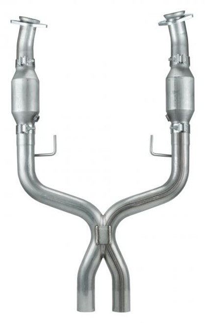 Pypes Exhaust 2005-2010 Ford Mustang X Pipe Catted For Long Tube Headers