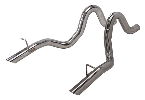 Pypes Exhaust 1986-1993 Ford Mustang 3 Inch Tailpipe Exhaust Kit BLACK 304 Stainless TFM15B