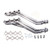 BBK 2005-2010 1 5/8 Long Tube Exhaust Headers Polished Silver Ceramic - 16410