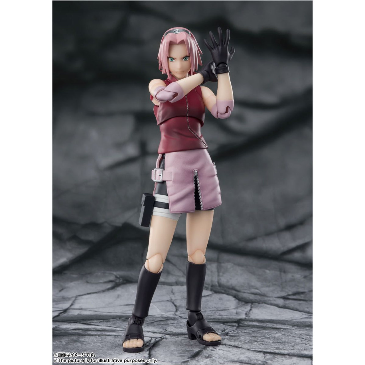 Naruto Shippuden Sakura Haruno Inheritor of Tsunade's Indominable Will S.H.Figuarts Action Figure