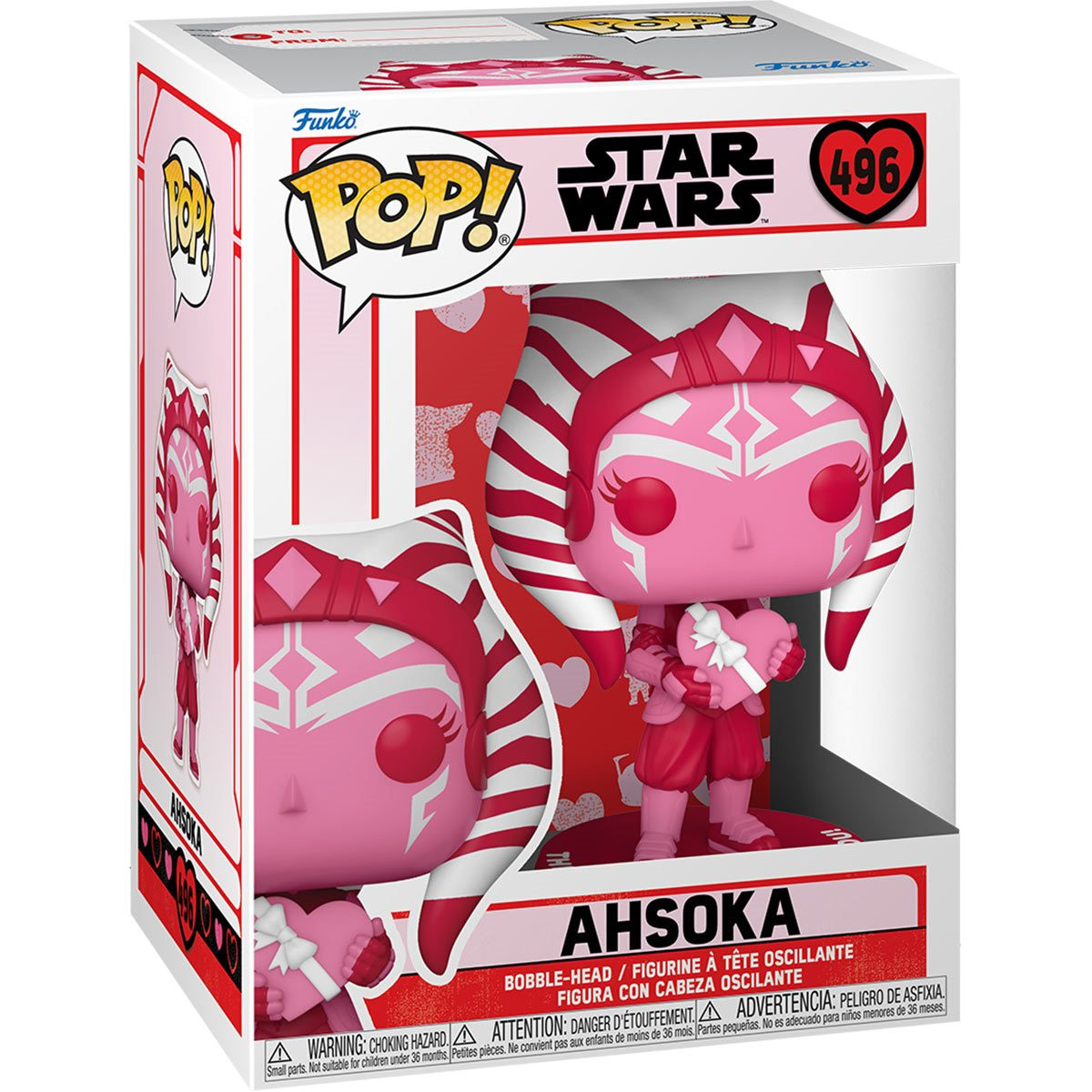 No.028★ショップ限定★アロワナシリーズ★popx★ Star Wars Valentines Ahsoka Pop! Vinyl Figure