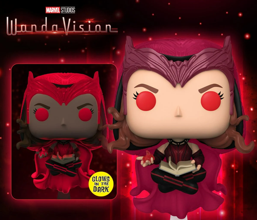 WandaVision Scarlet Witch Glow-in-the-Dark Pop! Vinyl Figure - Entertainment Earth Exclusive