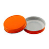 70/450 Orange Mason Jar Lid with Plastisol Liner - Regular Mouth | Closures, Lids 70/450 Orange Mason Jar Lid with Plastisol Liner - Regular Mouth | Closures, Lids
