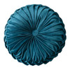 Teal Blue Velvet Button