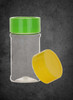 20 pcs 4 oz PET Plastic Spice Jars with Shake and Pour Cap in your color choice - Made in USA