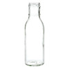 12 pcs - 12 oz Glass Ring Neck Sauce Bottle with Lid