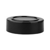 Black Ring Style Plastic Spice Cap with Natural Shaker Fitment Black Ring Style Plastic Spice Cap with Natural Shaker Fitment