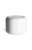 8 oz White Double Wall Plastic Jar with White Dome Shape Lid | Double Wall Plastic Jars