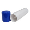 0.50 oz White Lip Balm Tube with Royal Blue Cap