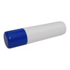 0.50 oz White Lip Balm Tube with Royal Blue Cap