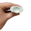 0.5 oz White Oval Empty Lip Balm Tube bottom view 0.5 oz White Oval Empty Lip Balm Tube bottom view