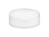 33-400 white plastic cap with F217 foam liner, smooth side polypropylene screw closure for 33-400 CT bottles and jars