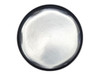 120-400 matte black polypropylene plastic lid with heat induction liner