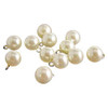 Ivory Pearl Buttons - Full Ball - 1/2 in | Pearl Buttons