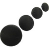 Black Silk Satin Buttons