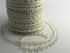 12" Ivory Adjacent Elastic Bridal Loops