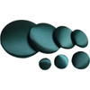Hunter Green Silk Satin Buttons with shank back for sewing in 7 sizes