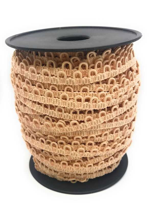 12" Light Shades Adjacent Elastic Bridal Button Loops