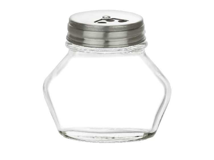 2 oz Glass Spice Jars with Stainless Steel Spice Caps