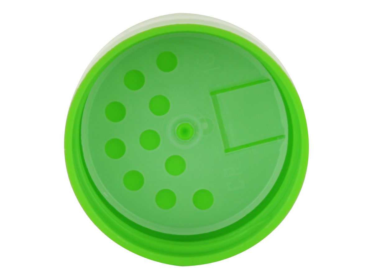 20 pcs 4 oz PET Plastic Spice Jars with Shake and Pour Cap in your color choice - Made in USA