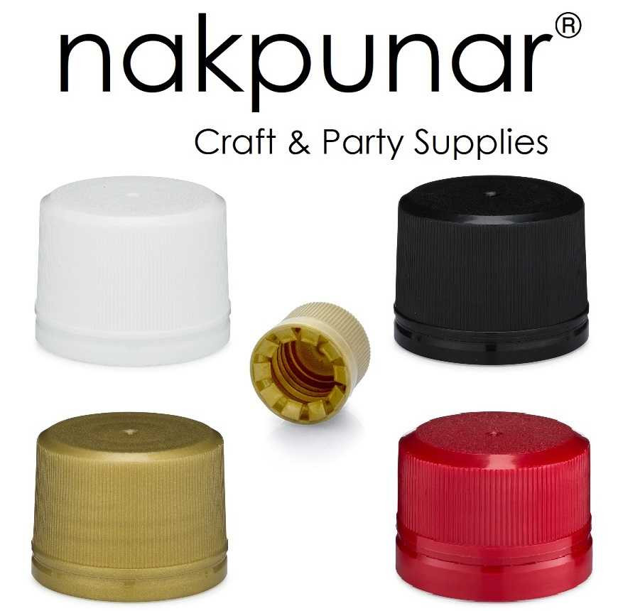 28TE Plastic Tamper Evident Caps - 28Kerr Style | Closures, Lids