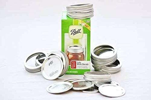 12 pcs Ball Regular Mouth Jar Lids - Lids and Rings - 70/450