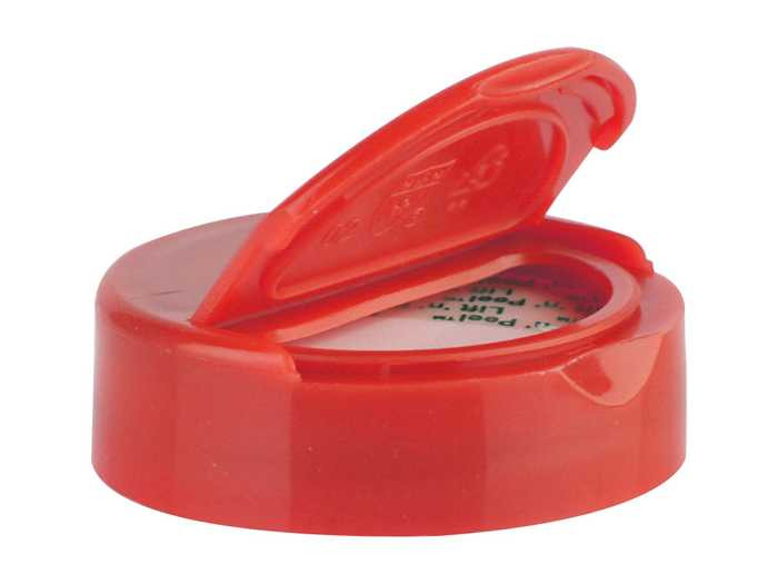 38/400 Red Flip Dispensing Cap | Closures, Lids