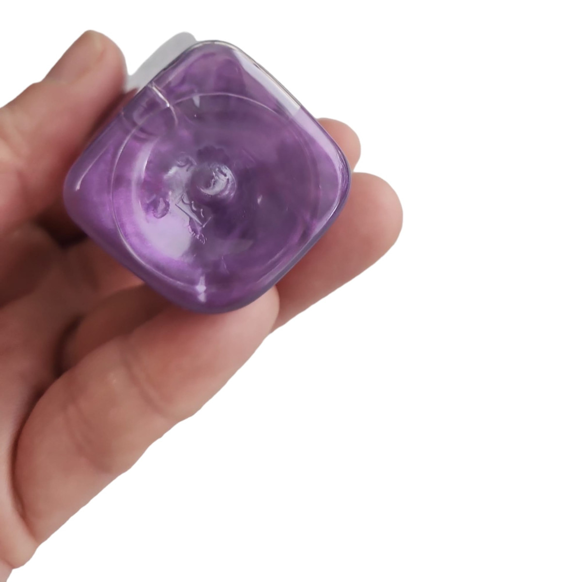 1.7 oz ( 50 ml) mini Square Plastic Liquor Bottle bottom view