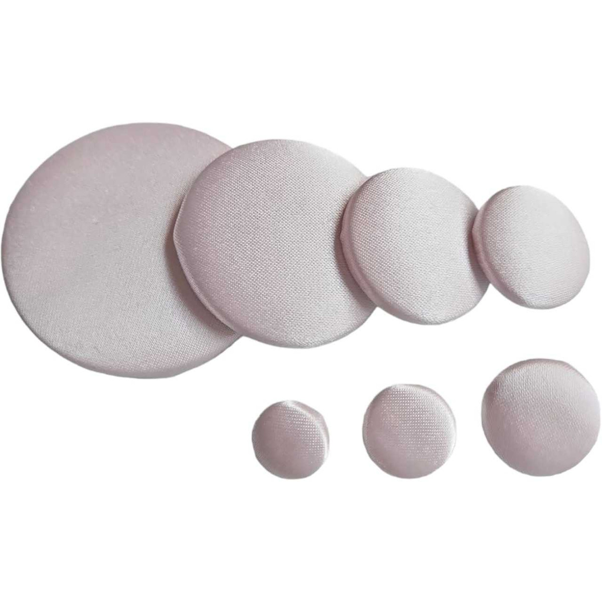 Very Pale Pink Satin Button