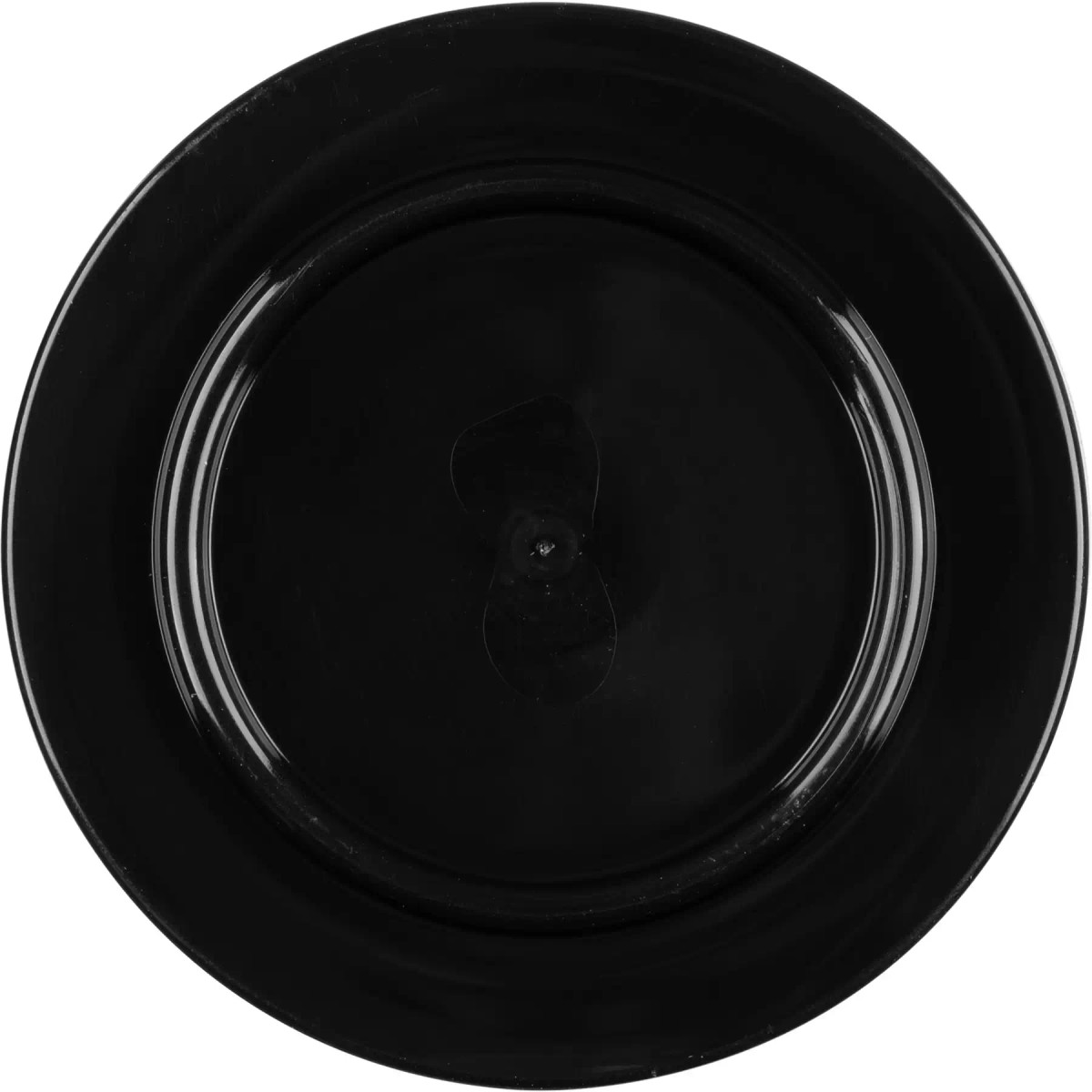 Black Ring Style Plastic Spice Cap with Natural Shaker Fitment