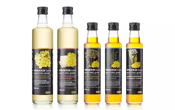 8.5 oz Clear Dorica Bottle with Black Cap