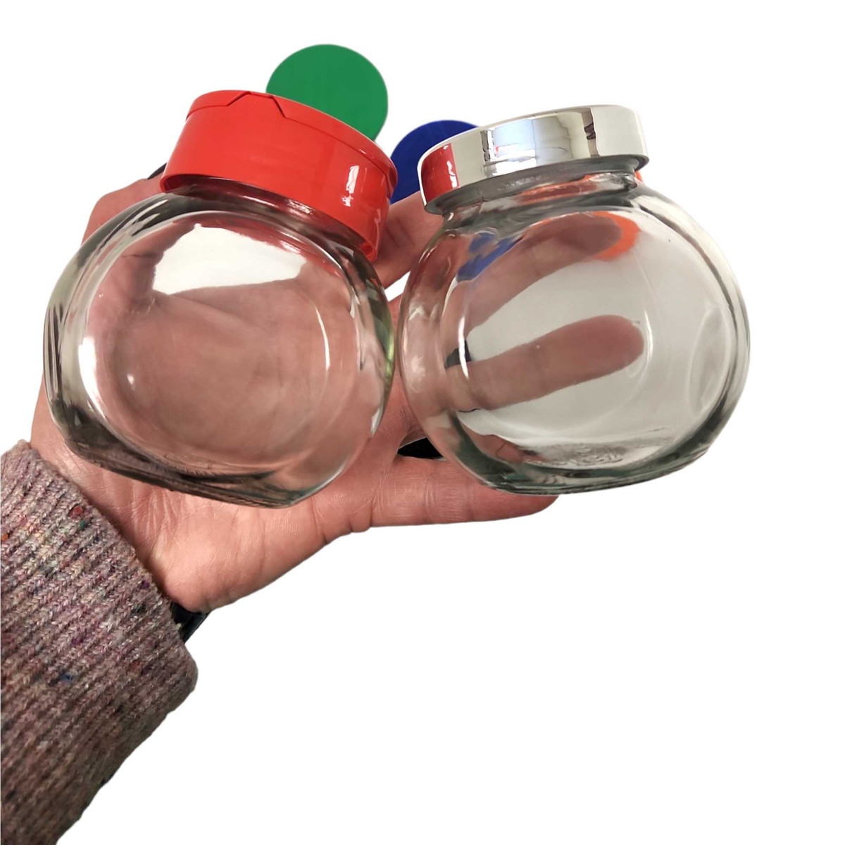 Spice Dispenser Caps for Ikea Rajtan Glass Jars and Kirkland Spice Jars